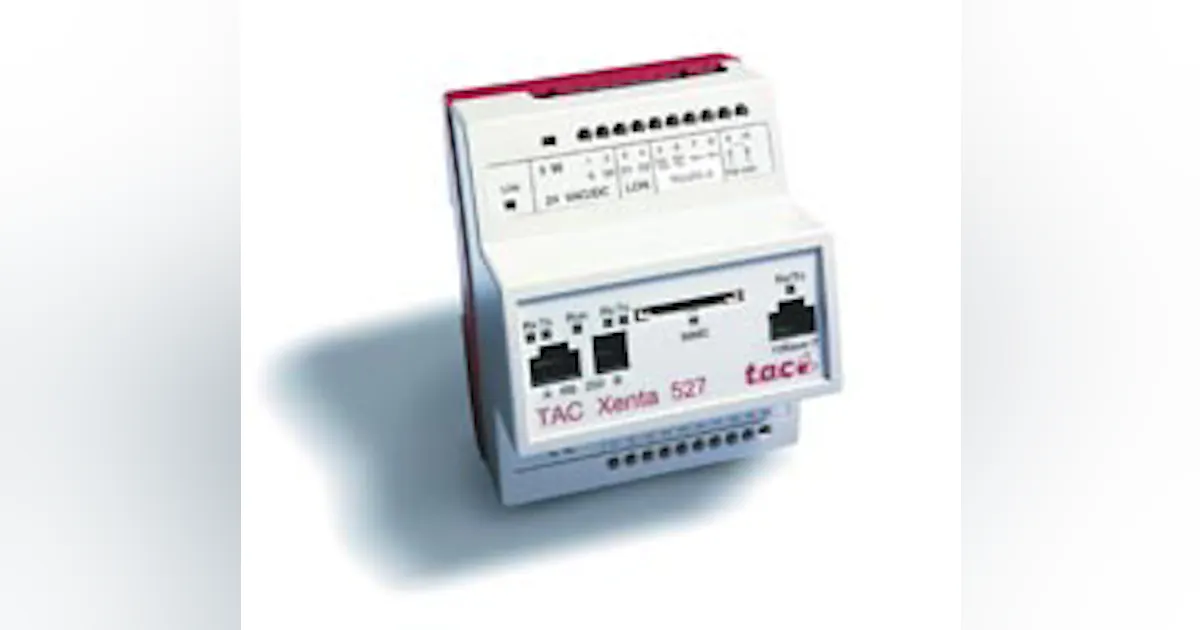 Tac Controller TAC Presents Xenta 527 Graphical Interface | Security Info Watch