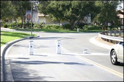 Delta Scientific's bollards are used at the Reagan Library in Simi Valley, California. Delta Scientific's bollards are used at the Reagan Library in Simi Valley, California.