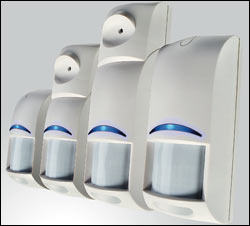 Bosch's Blue Line Intrusion Detectors use auto-adjusted sensitivity and compensate for temperature variations.