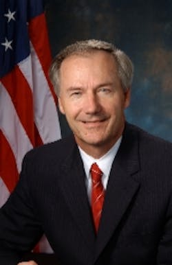 Asa Hutchinson recently discussed U.S. positions on transportation security at the APTS conference in London. Asa Hutchinson recently discussed U.S. positions on transportation security at the APTS conference in London.