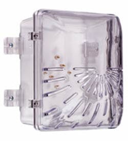 STI's slotted Damage Stopper protective case is for use with audible alarm notifiers; the company also offers a non-slotted version for use with strobe-only alarms notifiers. STI's slotted Damage Stopper protective case is for use with audible alarm notifiers; the company also offers a non-slotted version for use with strobe-only alarms notifiers.