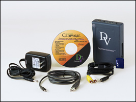 North American Video's Camwear 100 allows digital video and audio capture without needing to hold a camera