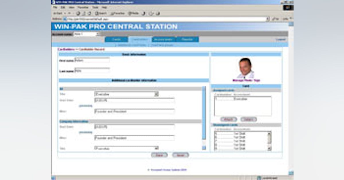 Honeywell Releases WIN-PAK PRO Central Station Software | Security Info ...