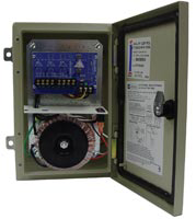 Two new outdoor power supplies from Altronix are designed for outdoor CCTV and surveillance applications, offering 24 and 28VAC operation with three PTC protected outputs and one fuse-protected PTZ, heater, accessory output.