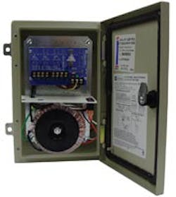 Two new outdoor power supplies from Altronix are designed for outdoor CCTV and surveillance applications, offering 24 and 28VAC operation with three PTC protected outputs and one fuse-protected PTZ, heater, accessory output. Two new outdoor power supplies from Altronix are designed for outdoor CCTV and surveillance applications, offering 24 and 28VAC operation with three PTC protected outputs and one fuse-protected PTZ, heater, accessory output.