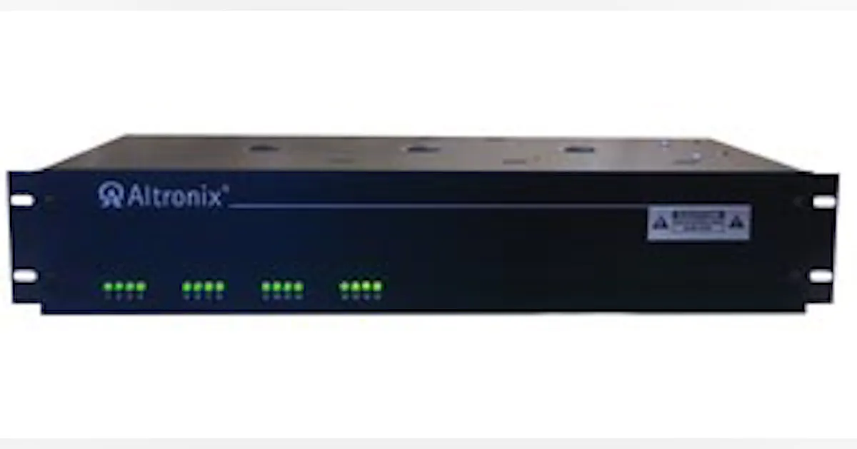 Altinex Multi Tasker Rackmount New Altronix Rack Mount Power Supplies Optimize Installation Space ...