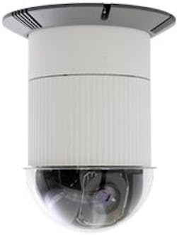 The 231D network camera from Axis Communications features an 18x optical zoom, PTZ, and light sensitivity to .3 lux. The 231D network camera from Axis Communications features an 18x optical zoom, PTZ, and light sensitivity to .3 lux.