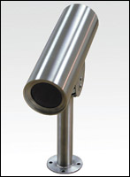 The stylish look of Aigis Mechtronics' new stainless steel camera housings use 300-grade stainless steel and are available in pressurized versions as well.