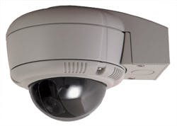 Videolarm's new Elite Vandal Resistant Day/Night camera comes with a wall-mount option. The camera also features an IR illuminator and a durable cast aluminum housing. Videolarm's new Elite Vandal Resistant Day/Night camera comes with a wall-mount option. The camera also features an IR illuminator and a durable cast aluminum housing.