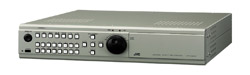 JVC's VR-616E DVR is built with 16 channels and 240 gigabytes of hard disk storage space.