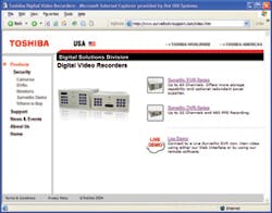 The new Surveillix support site offers information on Toshiba&apos;s DVR line, including manuals, software and networking tips.