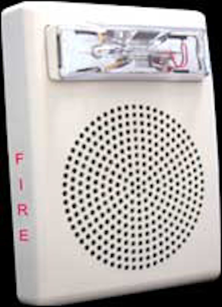 New Line of Speaker Strobes for Fire Alarm Notification from Wheelock ...