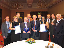 DVTel won top honors at IIPSEC 2005 for its wireless IP CCTV security solution implemented as the Westminster Wireless City in England.