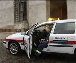A Cisco-connected car uses Milestone's video surveillance system, would allow public safety personnel to direct video to/from the scene and other responders. A Cisco-connected car uses Milestone's video surveillance system, would allow public safety personnel to direct video to/from the scene and other responders.