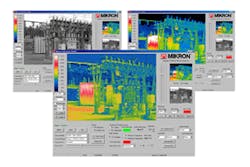 Thermographic and infrared imaging provide maintenance and surveillance views with the Mikron Infrared DualVision 724 Monitoring System. Thermographic and infrared imaging provide maintenance and surveillance views with the Mikron Infrared DualVision 724 Monitoring System.
