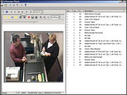 The Retail Pro system can now link POS information with digital video surveillance on a frame-by-frame basis. The Retail Pro system can now link POS information with digital video surveillance on a frame-by-frame basis.