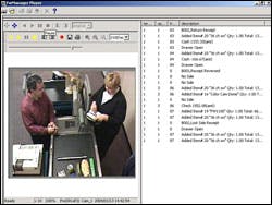 The Retail Pro system can now link POS information with digital video surveillance on a frame-by-frame basis.
