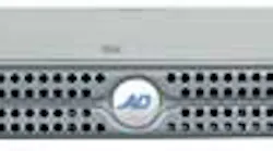 The IP-driven side of the new products in the Intellex line, such as this network video server, take the company's full-featured DVR capabilities and move them onto a network.