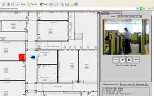 The EdgeProtect system delivers automated controlled access, environmental monitoring, video surveillance, and alert management at the point of need (the edge of the IP network) in real time without the need for a dedicated server.