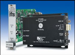 IFS' new line of transmission products, the VDT/VDR1505 series, continues to push new frontiers on up-the-coax camera control. The new series offers control from up to 50 kilometers away, and cuts out the delay time commonly associated with earlier tr IFS' new line of transmission products, the VDT/VDR1505 series, continues to push new frontiers on up-the-coax camera control. The new series offers control from up to 50 kilometers away, and cuts out the delay time commonly associated with earlier tr