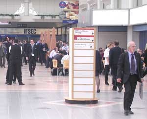The IFSEC lobby stay busy thanks to strong attendance numbers at the 2005 show.