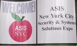 A banner at the Security Systems and Solutions Expo welcomes attendees to the tradeshow. A banner at the Security Systems and Solutions Expo welcomes attendees to the tradeshow.