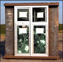 The CINTEC system is designed to retain the window in the event of explosions. Company tests have challenged a variety of window installations. The CINTEC system is designed to retain the window in the event of explosions. Company tests have challenged a variety of window installations.