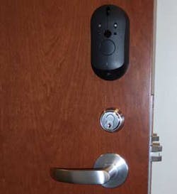 The Wyreless WA Series of locksets is offered in an integrated package (seen above) that can install in one hour to add electronic access control at facility doors. The Wyreless WA Series of locksets is offered in an integrated package (seen above) that can install in one hour to add electronic access control at facility doors.