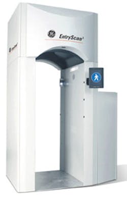The GE EntryScan3 is being rolled out as part of a TSA program to increase the number of explosives detectors at the nation' airports. The GE EntryScan3 is being rolled out as part of a TSA program to increase the number of explosives detectors at the nation' airports.