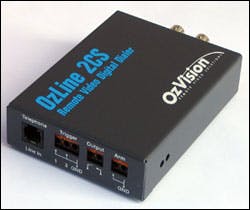 The OzLine 2CS dialer offers two alarm inputs and can transmit high-quality remote video images over telephone lines. The OzLine 2CS dialer offers two alarm inputs and can transmit high-quality remote video images over telephone lines.