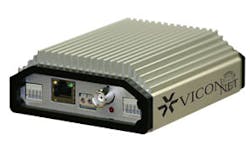 Vicon&apos;s VN-301T network server solves the challenge of getting analog video into the ViconNet video management software platform by converting the analog video feeds to digital information for network transmission.