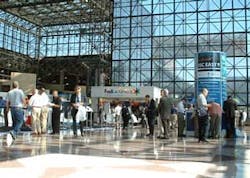 On Wednesday morning, dealers trickled in around 10 a.m. to check out the show floor, but first they had to register under the airy architecture of the Javits Center.