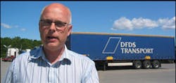 Finn Nielsen, technical manager at DFDS Transport, has kept the company on the leading edge when it comes to high technology solutions. The company believes it is an important competitive parameter in the transport and logistics industry. Their new IP vid Finn Nielsen, technical manager at DFDS Transport, has kept the company on the leading edge when it comes to high technology solutions. The company believes it is an important competitive parameter in the transport and logistics industry. Their new IP vid