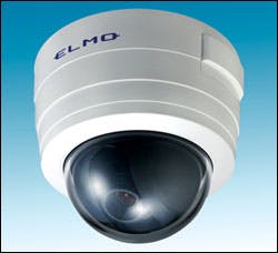 The Elmo TD4114IP dome camera is the company&apos;s first networkable, enclosed-dome style camera.