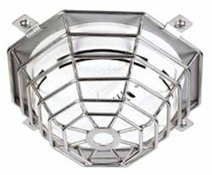 The Stainless Steel Web Stopper uses 9-gauge stainless steel wire to give heavy duty protection to smoke detectors