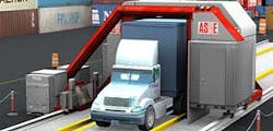 Using backscatter technology, AS&E's new OmniView Gantry system allows for in-vehicle screening of full cargo. Using backscatter technology, AS&E's new OmniView Gantry system allows for in-vehicle screening of full cargo.
