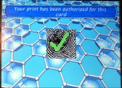 Scanning fingerprints or irises to verify an ATM customer's identity has yet to penetrate the U.S. banking market because of concerns about expense and privacy. CREDIT: AP Photo/Martin Cleaver Then, let's put that story/photo on homepage and use this Scanning fingerprints or irises to verify an ATM customer's identity has yet to penetrate the U.S. banking market because of concerns about expense and privacy. CREDIT: AP Photo/Martin Cleaver Then, let's put that story/photo on homepage and use this