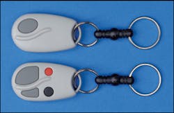 Linear's new DX format transmitters are offered in a single button/single code format, as well as a version featuring four buttons and five codes. Linear's new DX format transmitters are offered in a single button/single code format, as well as a version featuring four buttons and five codes.