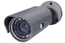 Speco Technologies&apos; HT-7715DNV camera offers controls inside the camera, uses built-in infrared LEDs, many features all in a weatherproof, color, day-and-night bullet camera format.