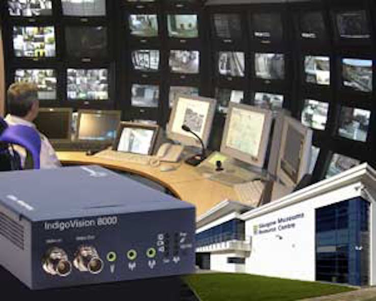 IndigoVision Integrated IPSecurity System Used for for Glasgow City