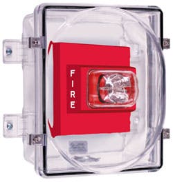 STI's newest member of the Stopper line is the STI-1221A-E. Its tough, sealed polycarbonate case is designed to protect your facility's strobes from accidental damage or intentional vandalism. STI's newest member of the Stopper line is the STI-1221A-E. Its tough, sealed polycarbonate case is designed to protect your facility's strobes from accidental damage or intentional vandalism.