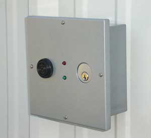 Kouba's Outdoor-Rated Door Alarm offers a rugged design for door access control and door monitoring.