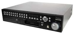 TeleEye new RN2816 DVR (pictured) is the 16-channel verion of the RN series (4- and 8-channel models are also available). The RN Series contains one removable and one internal hard drive providing total storage capacity of up to 600GB. Its built-in CD wri
