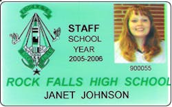The Rock Falls Township High School is using an ID card printer to create everything from its student IDs to visitor cards to sporting events passes for visitors. The Rock Falls Township High School is using an ID card printer to create everything from its student IDs to visitor cards to sporting events passes for visitors.