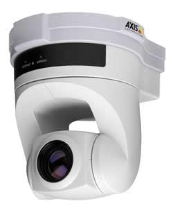 Full PTZ functionality is offered in the Axis 214 network camera. Full PTZ functionality is offered in the Axis 214 network camera.