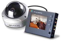 MDI's V20-2025-V high-resolution camera comes in a vandal-resistant casing and is designed to lower the cost of installation. MDI's V20-2025-V high-resolution camera comes in a vandal-resistant casing and is designed to lower the cost of installation.
