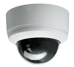 Pelco's newest camera is the Spectra Mini, a full-featured dome camera with a 10x optical zoom and 8x digital zoom. Window blanking is programmable, and the dome can be set for 64 presets. Pelco's newest camera is the Spectra Mini, a full-featured dome camera with a 10x optical zoom and 8x digital zoom. Window blanking is programmable, and the dome can be set for 64 presets.