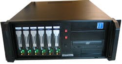 Wavestore's HiNet (hybrid network recording and management solution) mixes analog and IP with multi-megapixel recording. Wavestore's HiNet (hybrid network recording and management solution) mixes analog and IP with multi-megapixel recording.