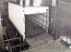 This image released by British Police Thursday Feb. 23, 2006, made from CCTV at the Securitas depot in Tonbridge, England, showing a white lorry which was used by robbers who stole an estimated 43 million pounds (euro62 million or US$74 million) in the ea This image released by British Police Thursday Feb. 23, 2006, made from CCTV at the Securitas depot in Tonbridge, England, showing a white lorry which was used by robbers who stole an estimated 43 million pounds (euro62 million or US$74 million) in the ea