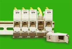 BTR's IP20 DIN Cat 6 modular jacks BTR's IP20 DIN Cat 6 modular jacks